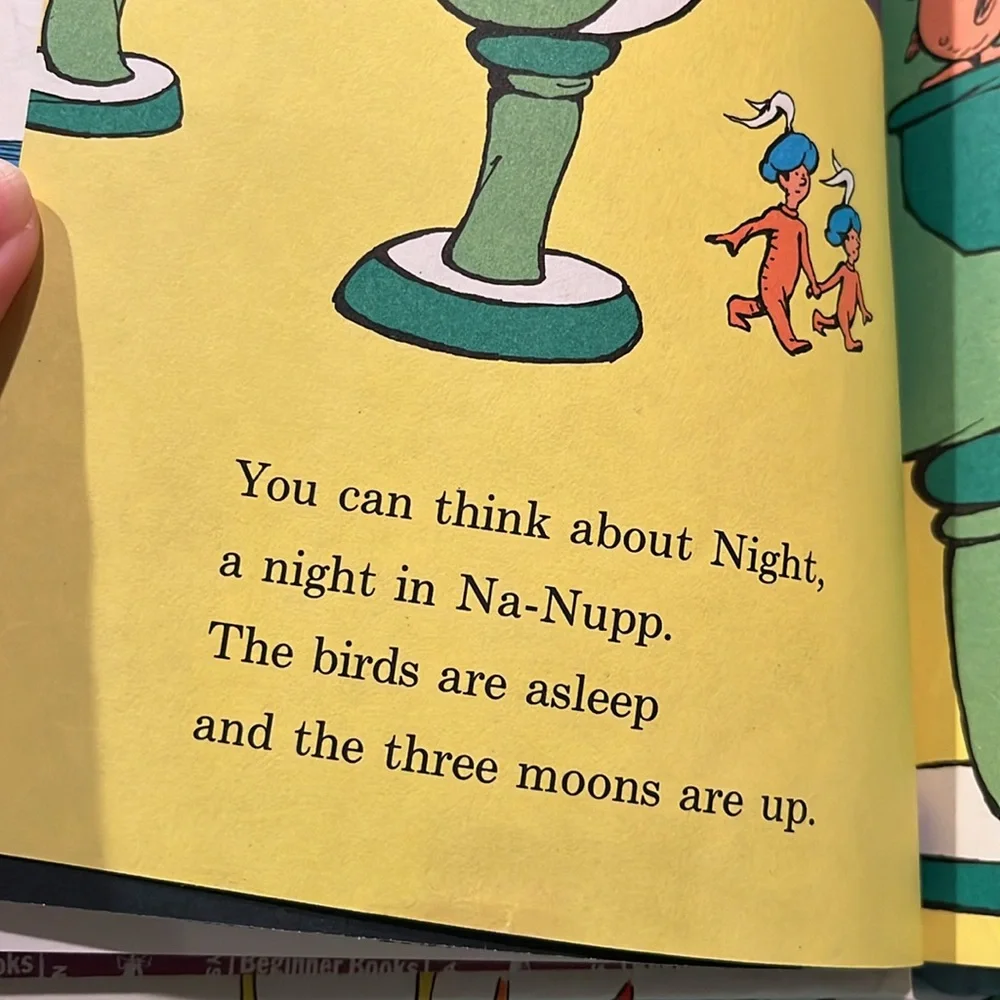 Oh, The Thinks You Can Think! Hardcover picture kids’ book by Dr. Seuss 1975